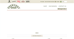 Desktop Screenshot of everydayshea.com